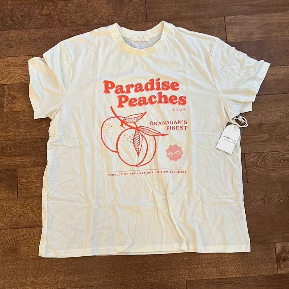 Jilly Box Summer 2023 Jackson Rowe Paradise Peaches Tee